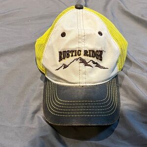 Outdoor Cap with Yellow Mesh